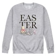 thumbnail image 1 of Winnie The Pooh - Pooh Easter Stacked - Men's Crew Fleece Sweatshirt, 1 of 4