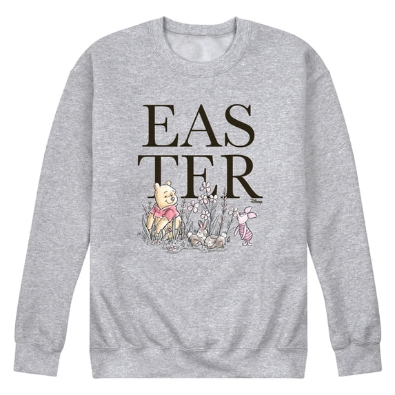 Winnie The Pooh - Pooh Easter Stacked - Men's Crew Fleece Sweatshirt