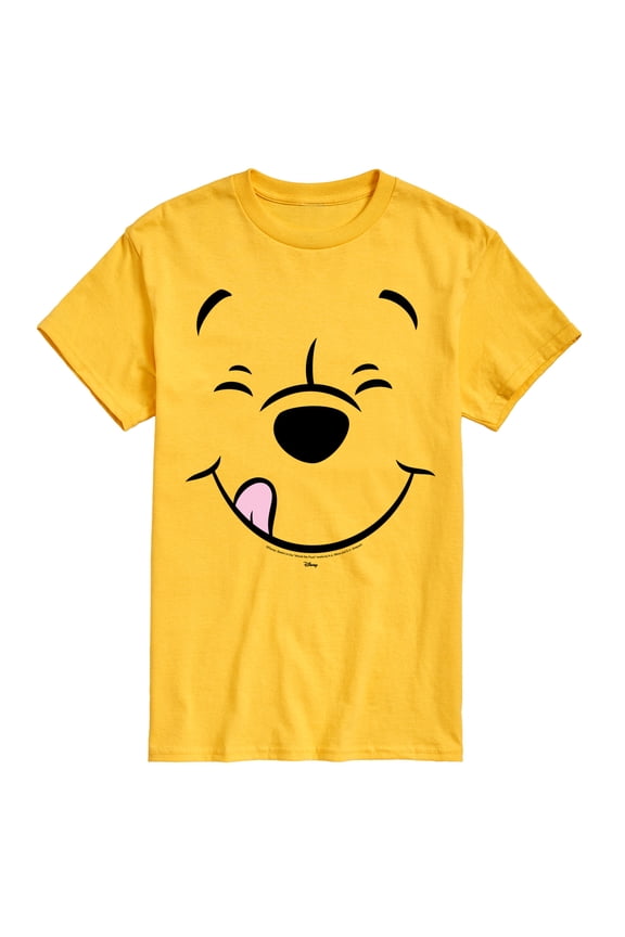 - Pooh Face Oversized - Men's Short Sleeve Graphic T-Shirt