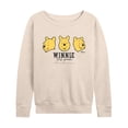 thumbnail image 1 of Winnie The Pooh - Pooh Faces - Women's French Terry Long Sleeve Pullover, 1 of 4