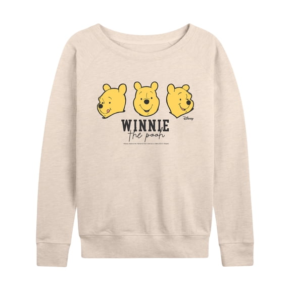 Winnie The Pooh - Pooh Faces - Women's French Terry Long Sleeve Pullover