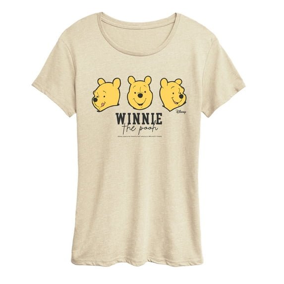 Winnie The Pooh - Pooh Faces - Women's Short Sleeve Graphic T-Shirt