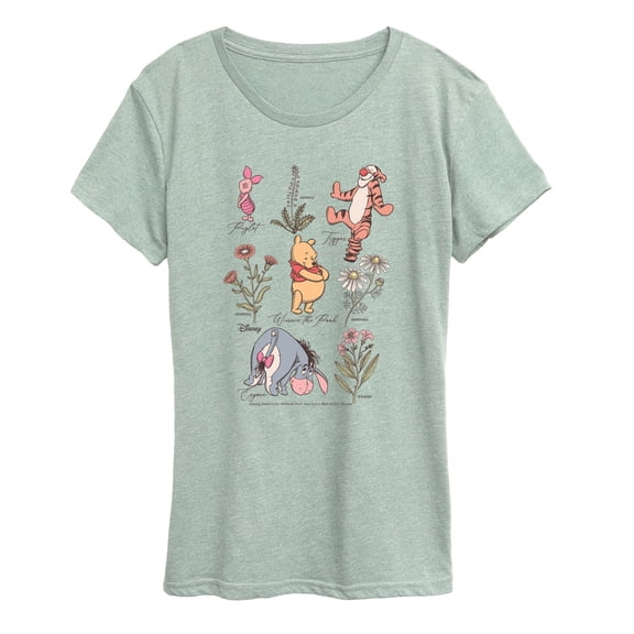 Short Items Winnie the Pooh - Women's Short Sleeve Graphic T-Shirt - Walmart.com