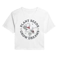 thumbnail image 1 of Winnie the Pooh - Plant Seeds Grow Dreams - Juniors Cropped Graphic T-Shirt, 1 of 4
