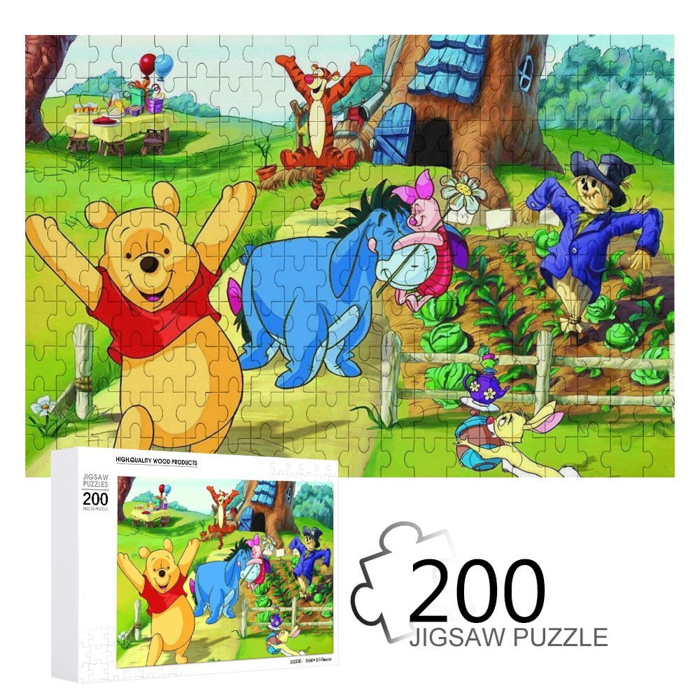 Winnie The Pooh Puzzle - 200 Piece Jigsaw Puzzle For Adults Kids Boys Girls - Walmart.com