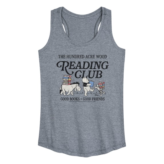 Winnie The Pooh - Reading Club Women's Graphic Racerback Tank