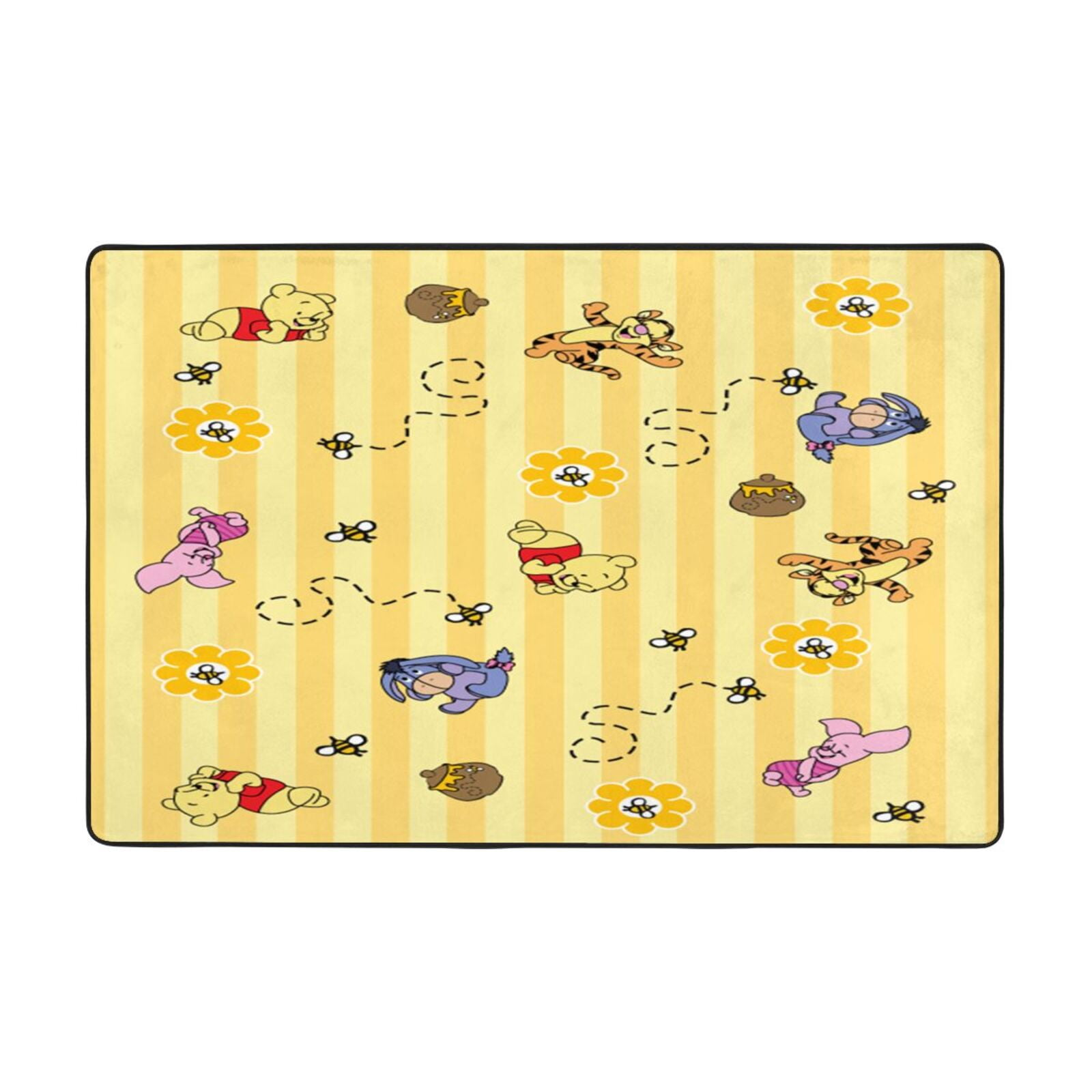 Winnie The Poo Rug Cartoon Character Carpet for Bedroom Livingroom ...