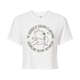 thumbnail image 1 of Winnie The Pooh - The Wonder Of Teaching - Juniors Cropped Graphic T-Shirt, 1 of 4