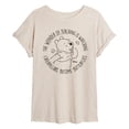 thumbnail image 1 of Winnie The Pooh - The Wonder Of Teaching - Juniors Oversized Graphic T-Shirt, 1 of 4