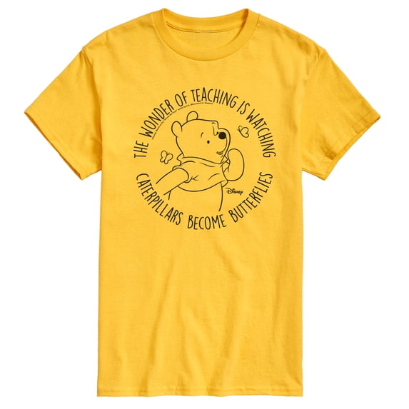 Winnie The Pooh - The Wonder Of Teaching - Men's Short Sleeve Graphic T-Shirt