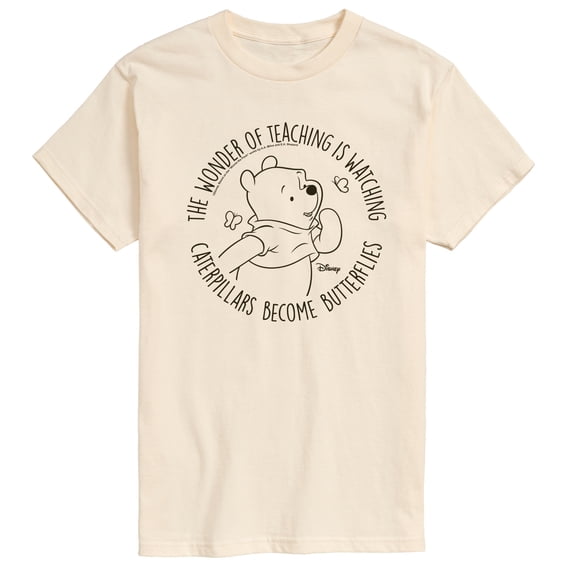 Winnie The Pooh - The Wonder Of Teaching - Men's Short Sleeve Graphic T-Shirt