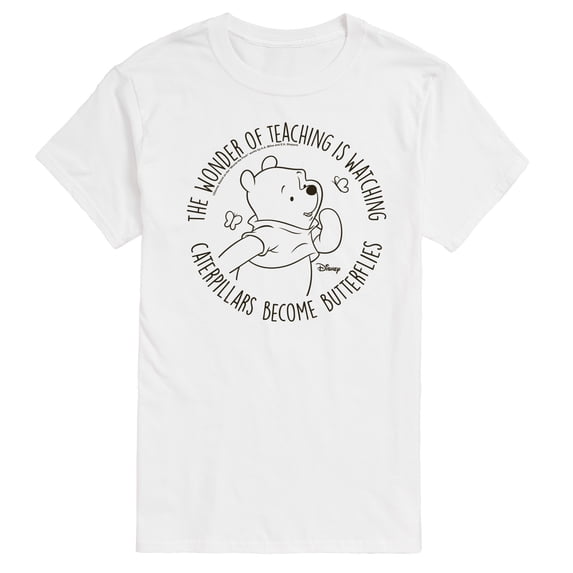 Winnie The Pooh - The Wonder Of Teaching - Men's Short Sleeve Graphic T-Shirt