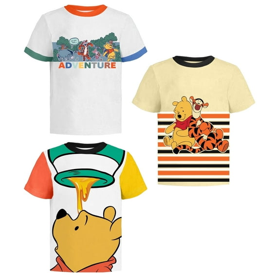 Winnie The Pooh, Tigger & Eeyore Graphic T-Shirts (3 Pack) Baby/Toddler to Kid