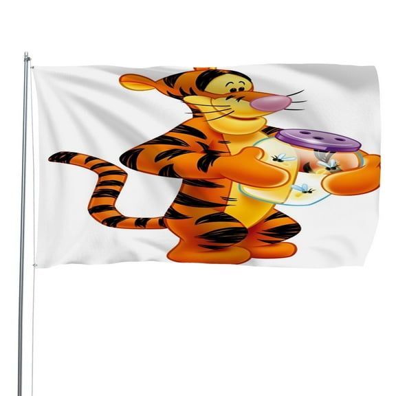 Winnie The Pooh-Tigger Pattern Flag Decoration