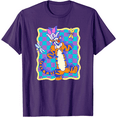 thumbnail image 1 of Winnie The Pooh Tigger & Piglet Retro Poster Unisex Softstyle T-Shirt for Men Women Kids,Purple Color,Size 2XL, 1 of 5