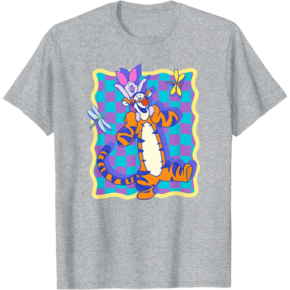 Winnie The Pooh Tigger & Piglet Retro Poster Unisex Softstyle T-Shirt for Men Women Kids