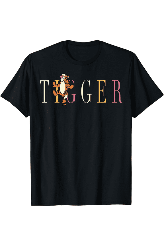 Winnie The Pooh Tigger Simple Text Unisex Softstyle T-Shirt for Men Women Kids