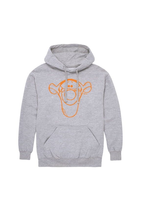- Tigger Sketch - Men's Fleece Hoodie Sweatshirt