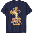 thumbnail image 1 of Winnie The Pooh Tigger Upside Down Portrait Unisex Softstyle T-Shirt for Men Women Kids,Navy Color,Size M, 1 of 5