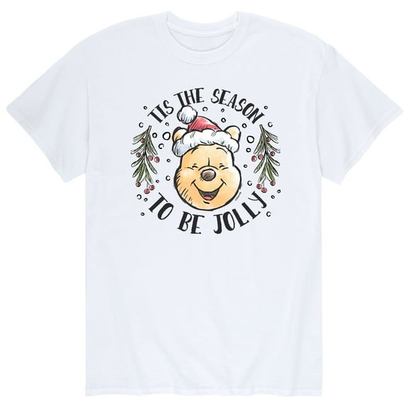 Winnie The Pooh - Tis The Season To Be Jolly - Men's Short Sleeve Graphic T-Shirt