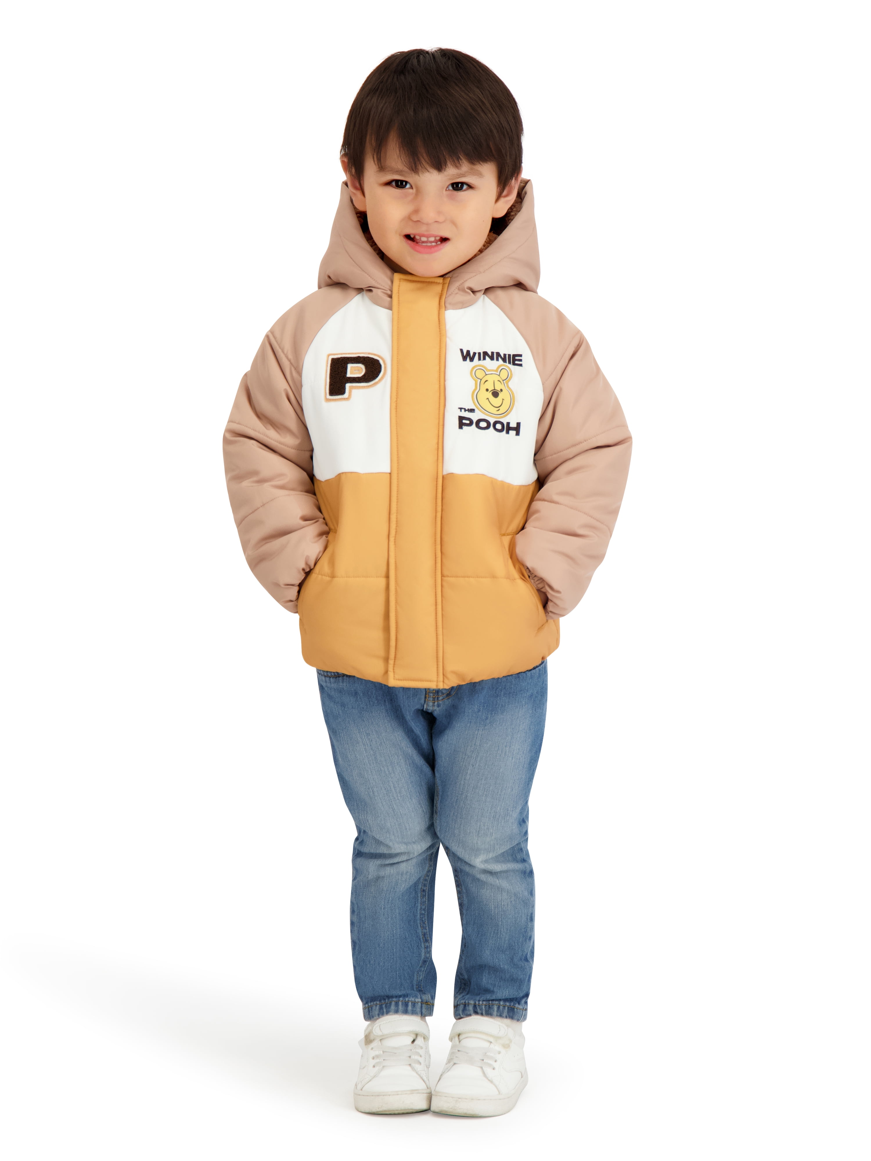 Character Toddler Boy Color- Block Puffer Jacket, Sizes 12M-5T