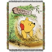Winnie The Pooh Vintage Pooh Woven Tapestry Throw Blanket