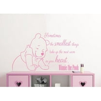Winnie The Pooh Wall Decals Quotes Sometimes The Smallest Things