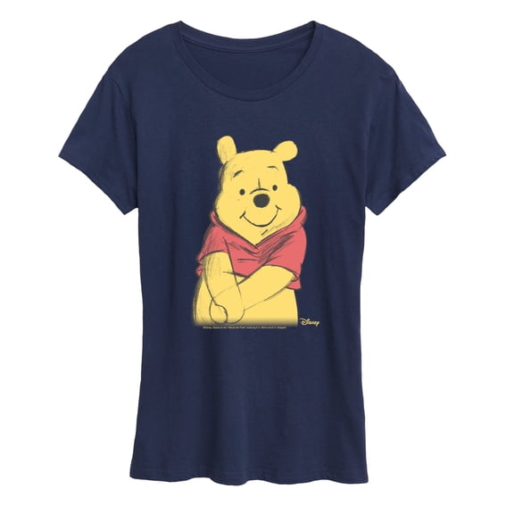 Winnie The Pooh - Winnie Sketch - Women's Short Sleeve Graphic T-Shirt