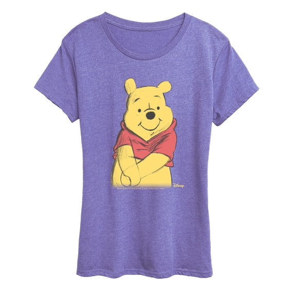Winnie The Pooh - Winnie Sketch - Women's Short Sleeve Graphic T-Shirt