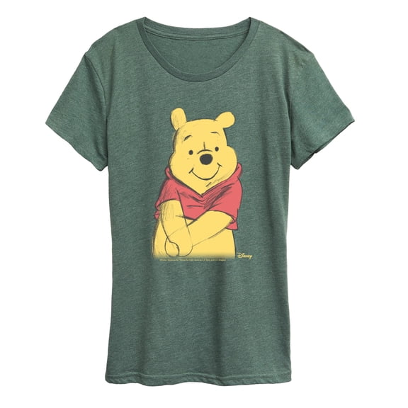 Winnie The Pooh - Winnie Sketch - Women's Short Sleeve Graphic T-Shirt