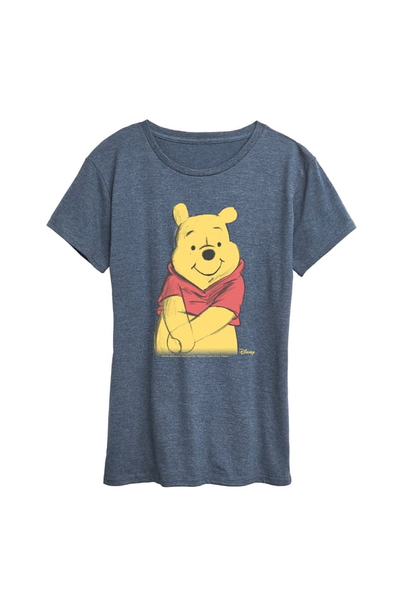 - Winnie Sketch - Women's Short Sleeve Graphic T-Shirt