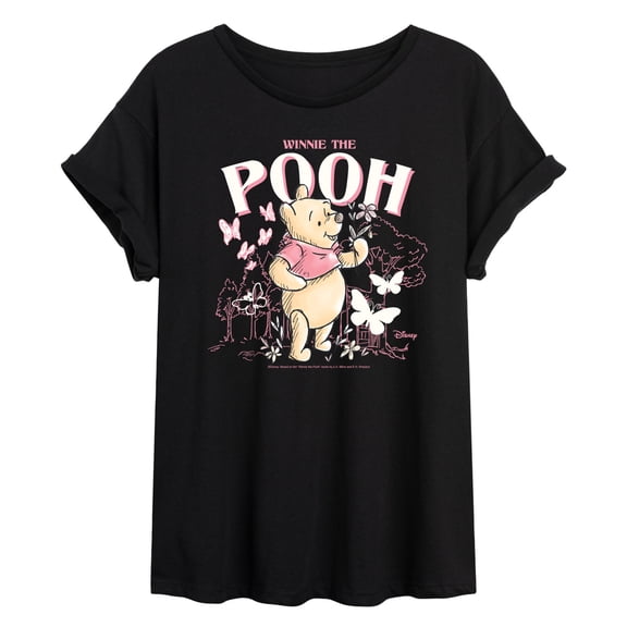 Winnie The Pooh - Winnie The Pooh - Juniors Oversized Graphic T-Shirt