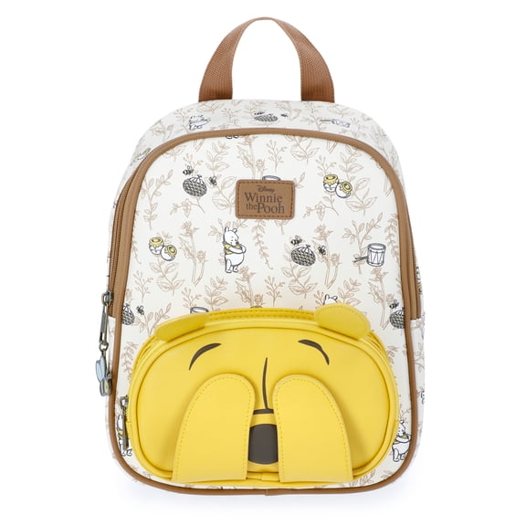 Disney Winnie the Pooh Women's 10.5" Mini Backpack, Tan