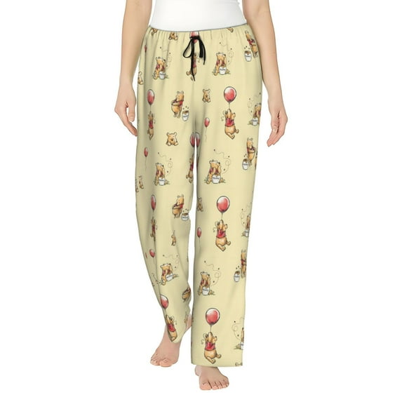 Winnie The Pooh Women's Pajama Pants Sizes M-3XL Casual Sleepwear Pants Athletic Pant Workout Joggers Pant