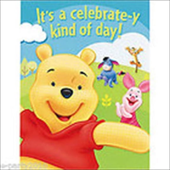 Winnie The Pooh and Friends Invitations w/ Env. (8ct)