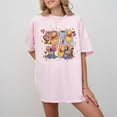 thumbnail image 1 of Winnie The Pooh and Friends Love Shot Valentine Comfort colors T-Shirt,Black Color,Size 4XL, 1 of 5