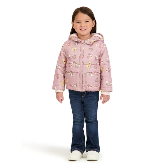 Character Toddler Girl Puffer Jacket, Sizes 12M-5T