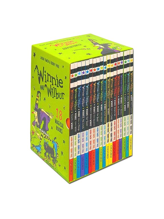 Winnie and Wilbur 18 Magical Fiction Books Children Box Set by Laura Owen-Korky Paul - PB