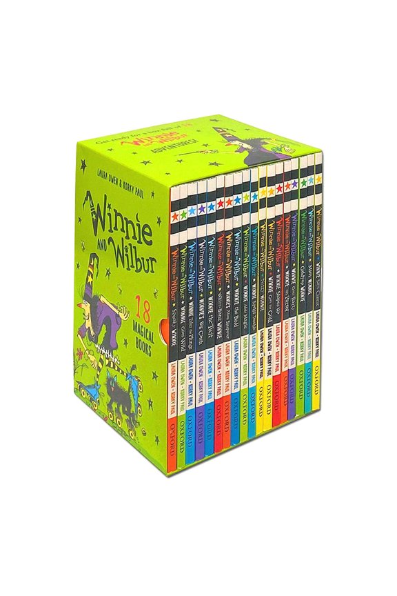 Winnie and Wilbur 18 Magical Fiction Books Children Box Set by Laura Owen-Korky Paul - PB