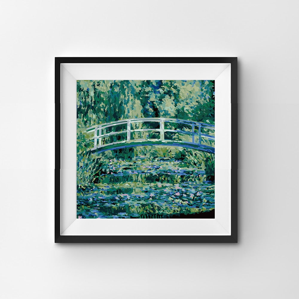 Winnie’s Picks Waterlilies & Japanese Bridge Paint by Number Kit