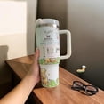 thumbnail image 1 of Winnie the Cartoon Character Tumbler 40 oz Quencher and Classic Cartoon Character Bear Cup, 1 of 4