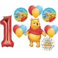 thumbnail image 1 of Winnie the Pooh 1st First Birthday Party Supplies and Balloon, 1 of 3