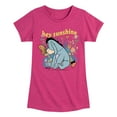 thumbnail image 1 of Winnie the Pooh - A Butterfly Lands on Eeyore's Nose - Hey Sunshine - Toddler And Youth Girls Short Sleeve Graphic T-Shirt, 1 of 4