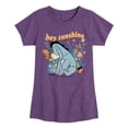 thumbnail image 1 of Winnie the Pooh - A Butterfly Lands on Eeyore's Nose - Hey Sunshine - Toddler And Youth Girls Short Sleeve Graphic T-Shirt, 1 of 4