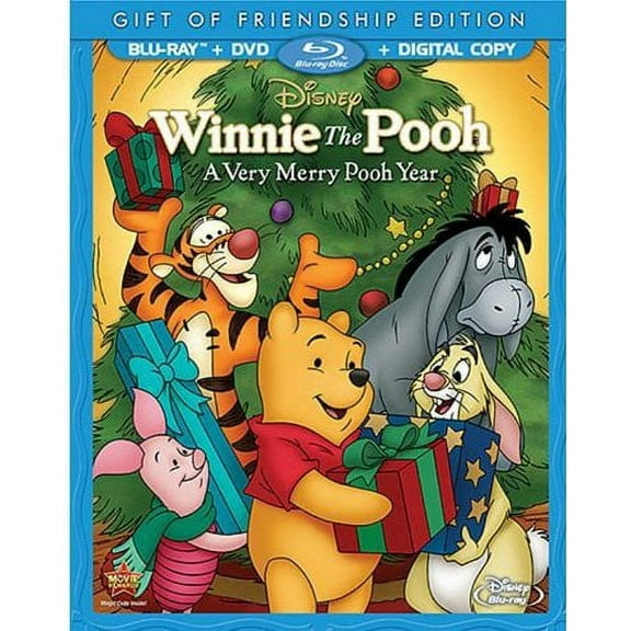 Winnie the Pooh: A Very Merry Pooh Year (Blu-ray + DVD + Digital Copy), Walt Disney Video, Kids & Family