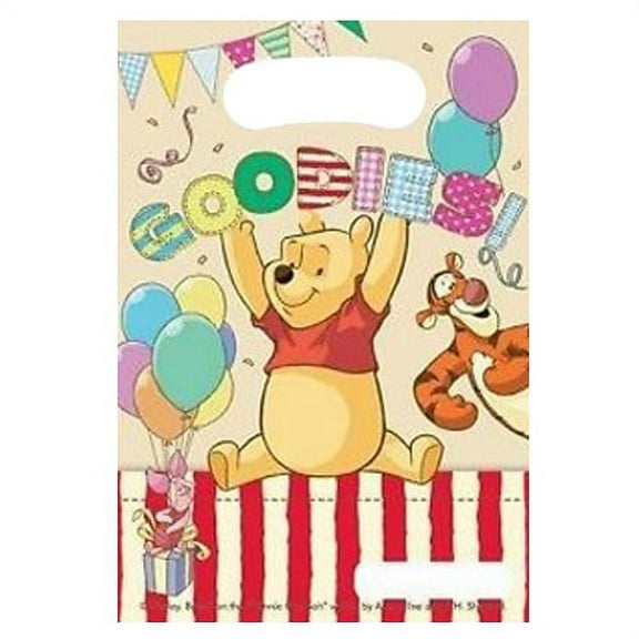 Winnie the Pooh 'Alphabet' Favor Bags (6ct)