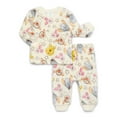 thumbnail image 1 of Winnie the Pooh Baby All-Over Print Plush Pajama Set, 2-Piece, Sizes 0/3 Months-24 Months, 1 of 6