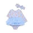 thumbnail image 1 of Winnie the Pooh Baby Girls Print Tutu Bodysuit and Matching Headband, 2 Piece, Sizes Newborn-24M, 1 of 9