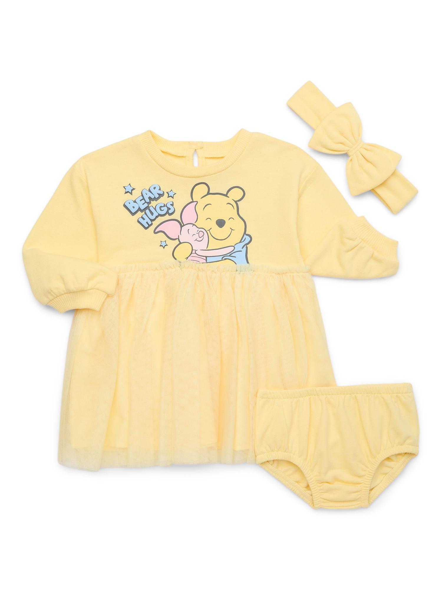 Robe Bébé Fille Avec Couche – Taille 6-9 Mois, Couleur Bleue, Marque Quiltex