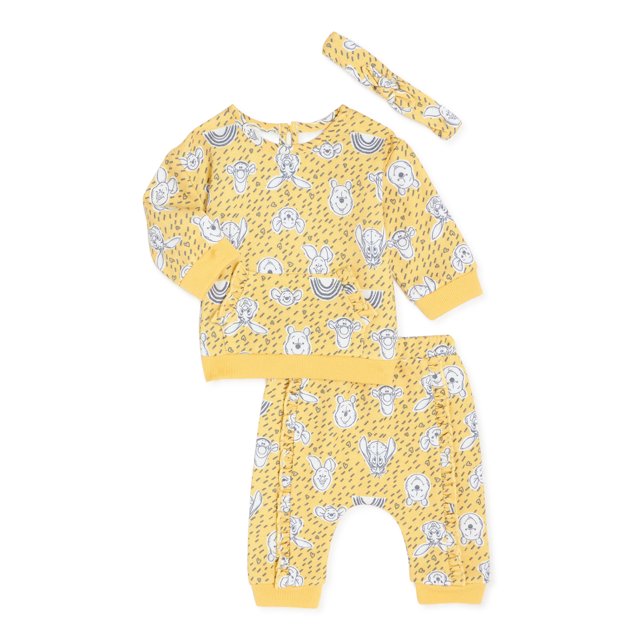 Winnie the Pooh Baby Girls Jogger Set, Sizes 0M24M
